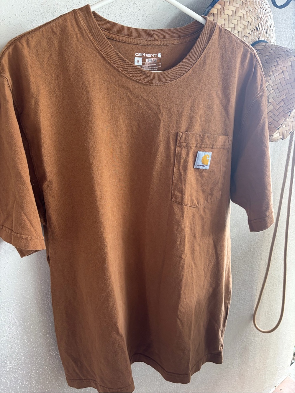 Carhartt Brown Short Sleeve Pocket T-Shirt
